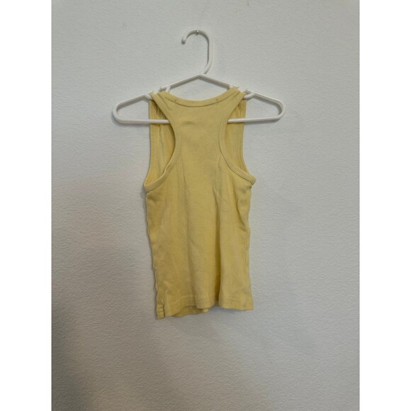 Vintage / Y2K Juicy Couture Baby Sleeveless Tank Top Size 4 Yellow Ribbed - Picture 3 of 3